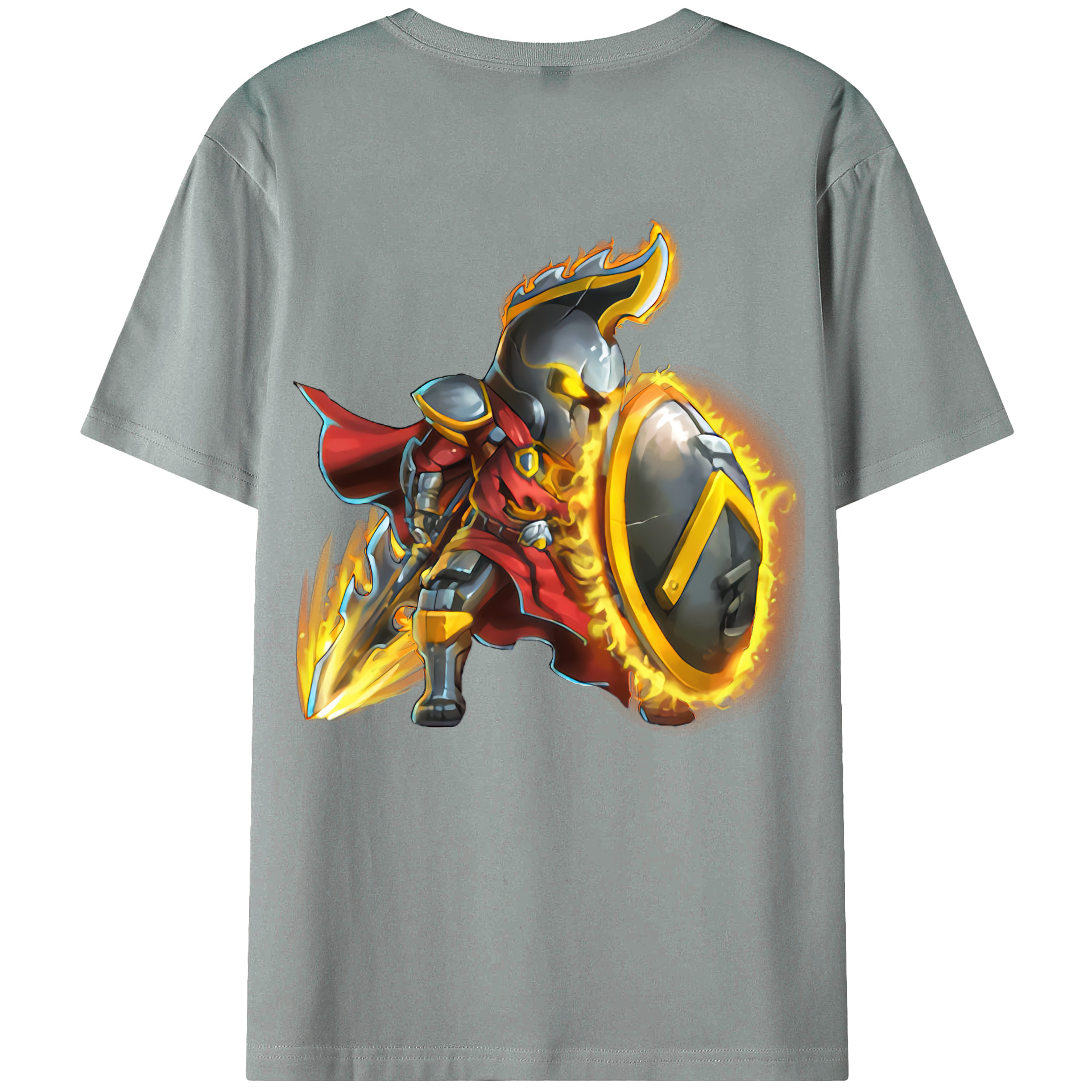 （画像用） リーグ・オブ・レジェンド League of Legends LOL 綿100％ メンズ半袖Tシャツ（バックプリント） 通気性